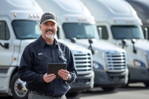 Fleet Manager with trucks