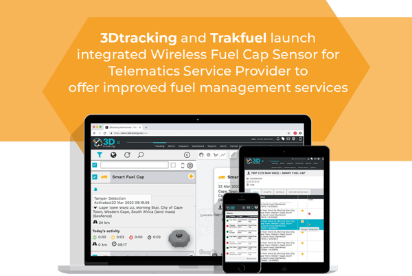 3Dtracking y Trak lanzan un sensor de Tapa de Combustible inalámbrico integrado.