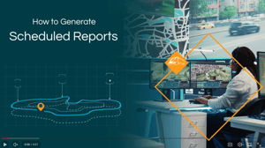 How to generate a scheduled report