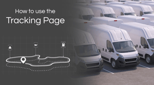how to use the Tracking page