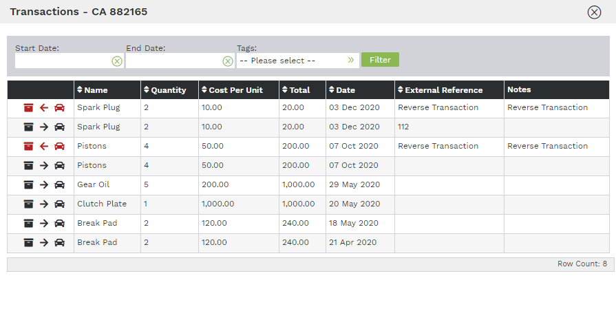 vehicle maintenance features